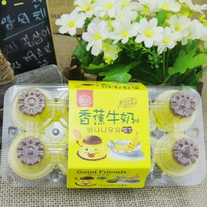 【食新食异】韩国进口美乐津432牛奶香蕉芒果鸡蛋味Q果冻布丁宝宝零食