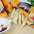 【食新食异】正品尊海薯条土豆条含番茄酱即食马铃薯条零食品原味烧烤味500克